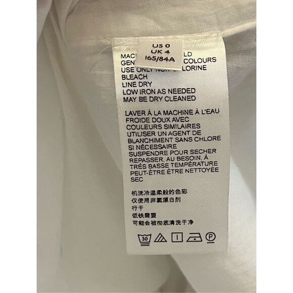 Anthropologie Alene Embroidered Lace Midi Dress White XS/O - Picture 9 of 10